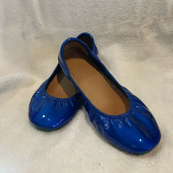 Tieks Sapphire Blue Ballet Flats - Picture 2 of 4